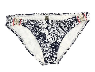 Tommy Bahama 242277 Womens Hipster Bikini Bottom Swimwear Mare Navy Size X-Small - Image 1 of 2
