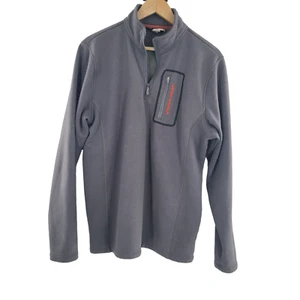 Suéter Suéter Under Armour Para Hombre Talla Mediana Calce Suelto Gris Cuello Simulado Vellón - Imagen 1 de 8