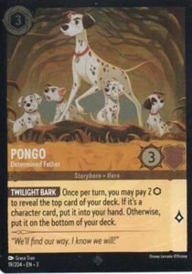 Disney Lorcana - Into the Inklands - Pongo #19 Super Rare Foil - Picture 1 of 1