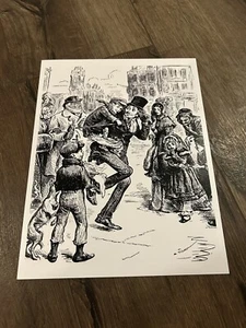 Cartel foto impresión artística de Charles Dickens a Christmas Carol 8x10" EBENEZER SCROOGE - Imagen 1 de 1