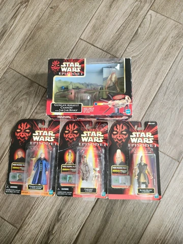 Set Of Three Star Wars Episode 1 Figures Cover