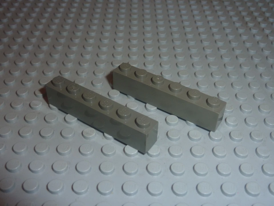 2 x LEGO Brick 1x6 OldDkgray Réf.3009  Set 4514/4512/4480/7127/5958/5988/4730... - Photo 1/1