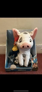 Moana Disney’s Talking/ moving Pua & Hei Hei plush set - Rare & Super Cute! - Picture 1 of 16
