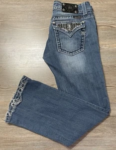 Miss Me Bootcut Jeans Women's 30 Blue Stretch Denim Pants JP5630B - Picture 1 of 12