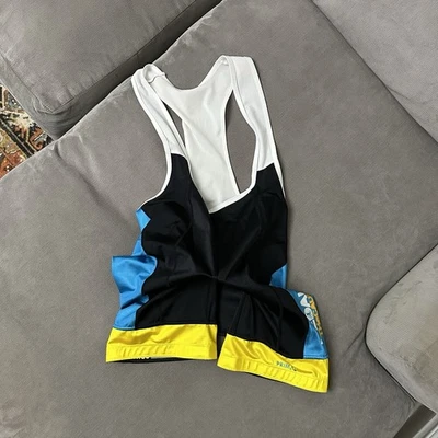 Primal Wear Cycling Womens Padded Bib Shorts Pedal For Cause XXL Multicolor Teal - Image 1 of 4