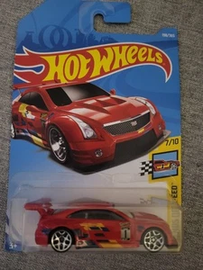 Hot Wheels '16 Cadillac ATS-V R 2018 Legends Of Speed 7/10 Long Card - Picture 1 of 1