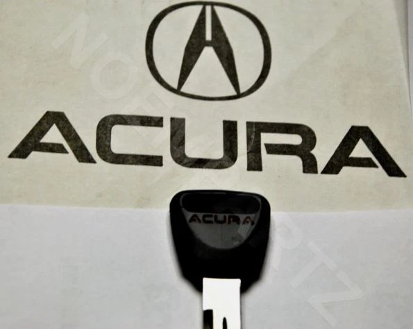 1 X Genuíno OEM Acura Integra CL TL Vigor Logo Master Chave de Reposição em Branco VERMELHO - Imagem 1 de 1