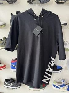 Balmain Cotton Jumper With Logo Black Size Medium - Picture 1 of 5