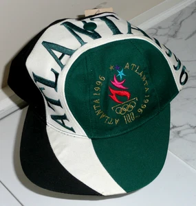 NWT Vintage 1996 Atlanta Olympics Swirl Hat Cap Olympic Games Collection - Picture 1 of 9