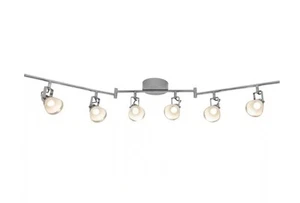 Hampton Bay 6-Light 4ft Chrome LED Directional Track Kit Light Fixture - Picture 1 of 11