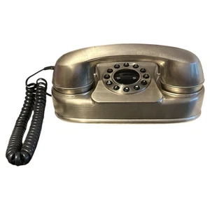 Vintage 1980s Brush Metal 1950s Princess Phone - Picture 1 of 8