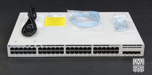 Cisco C9200L-48T-4G-A Catalyst 9200L 48-port Data 4x1G uplink Switch w/ AC power - Picture 1 of 4