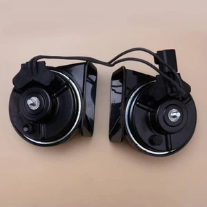 Car 12V Dual Snail Horn Waterproof High Low Fit for Ford Explorer Edge Mustang - Picture 1 of 5