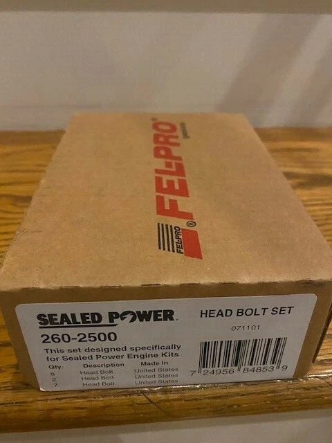 Sealed Power / FelPro 260-2500 Engine Cylinder Head Bolt Set  — 第 1/1 张图片