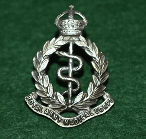 The Royal Army Medical Corps Volunteers Officers Silber Pl Kappe Abzeichen c.1903-1908 - Bild 1 von 4