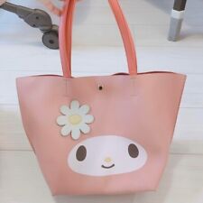 Hello kitty Friend My Melody Kawaii Pink Tote bag Sanrio official  clean