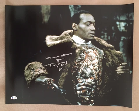 TONY TODD CANDYMAN SIGNED 16x20 BAS BECKETT COA Cover