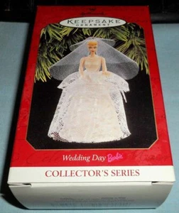 HALLMARK WEDDING DAY BARBIE 1997 RICORDO ORNAMENTO NUOVO - Foto 1 di 3