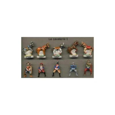 LA CAVALERIE DES ROIS I FEVE PORCELAINE 3D 45/50 mm au choix