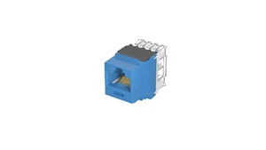 Panduit NK6X88MBU Cat 6A Keystone Punchdown Jack Module, Blue 24 Pcs. - Picture 1 of 3