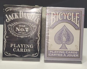 Bicycle Playing Card Deck Lot Jack Daniel's & Fashion Daybreak Standard USA Made - Bild 1 von 9