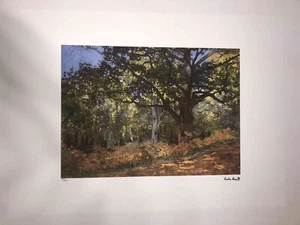 Claude Monet litografia off set cm 50x70 firma su lastra con certificato - Bild 1 von 7