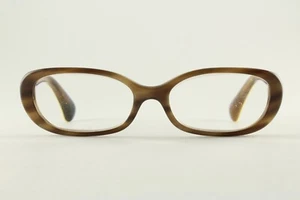 Authentic Chanel Glasses 3197-H c.1101 53mm Brown Marble Glasses Frames Italy - Picture 1 of 5
