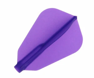 Cosmo Darts Fit Flight Original F Shape Flights - 6 pack Purple - Picture 1 of 4