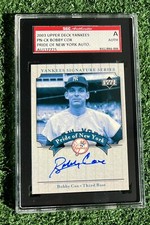 2003 Upper Deck Yankees Pride Signature: BOBBY COX Auto NM-MT Autograph #PN-CX