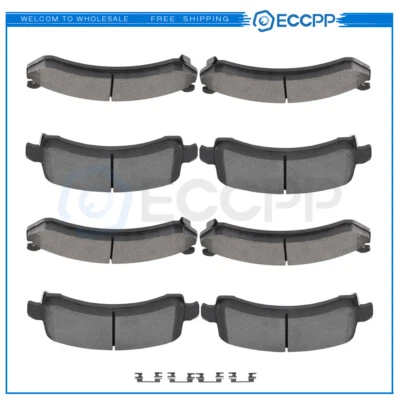 Pastillas de freno delanteras traseras de cerámica para Chevrolet Express 2500 GMC Savana 3500 2003 Foto 1 de 4