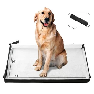 Large Portable Dog Pee Pads Holder for Travel Puppy Pad Holder Foldable Liner B - Picture 1 of 6