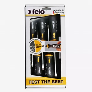 Felo Ergonic with Striking Cap Slotted & Phillips Screwdriver Set, 5 Pieces - Picture 1 of 1