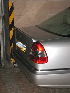 Mercedes C-Class 1994-2000 W202 Sedan AMG PAINTED702 Smoke Silver Wing Spoiler - Picture 1 of 6