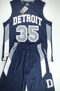 Mens Noiz Navy Blue Detroit Basketball Outfit 2 pc - Picture 1 of 3