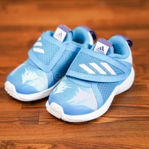 Adidas Disney Frozen Toddler Size 5 C Sneakers Walking Shoes Blue Trainers #747 - Picture 1 of 10