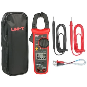 UNI-T TRMS Digital Clamp meter NCV Multimeter AC DC Cap Ohm Temp Tester - Picture 1 of 14