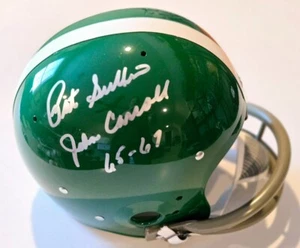 Pat Sullivan Signed Auto John Carroll Full Size TK Throwback Helmet w/65-67 JSA - Picture 1 of 3