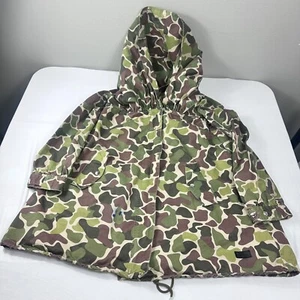 Adidas Originals Parka Jacket Camo Wind Resistant Women XS Shawl - Picture 1 of 14