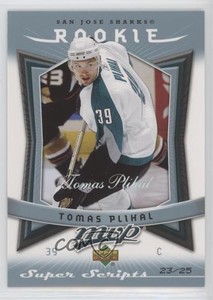 2007-08 Upper Deck MVP Super Scripts /25 Tomas Plihal #348 Rookie RC