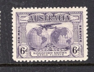 AUSTRALIA PREDECIMAL 1931 KINGSFORD SMITH VERY FINE MNH..............,, - Bild 1 von 2