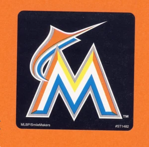 15 Logotipo de los Miami Marlins - Pegatinas grandes - Grandes Ligas de Béisbol - Imagen 1 de 1