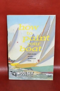 Vtg 1975 How to Paint Your Boat Book Boat Paint Guide Brochure Woolsey Marine - Picture 1 of 9
