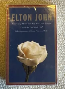 *NEW* ELTON JOHN - Candle in the Wind 1997/ Something About Cassette Tape Sealed - Picture 1 of 3