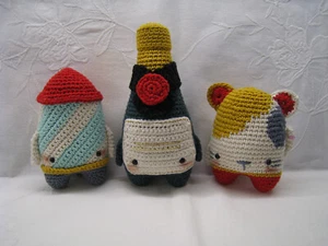 Lalylala " Silvester " Handarbeit, Amigurumi, gehäkelte Figuren, 9,0-15,0 cm - Bild 1 von 13