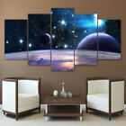 Galaxy Stars Universe Space 5 Panel Canvas Print Wall Art