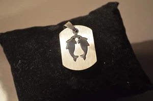 pendentif signe zodiaque astrologie poisson en acier - Foto 1 di 1