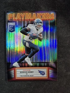 2020 Panini Donruss Elite Playmakers Holo Derrick Henry #2 Tennessee Titans - Picture 1 of 2