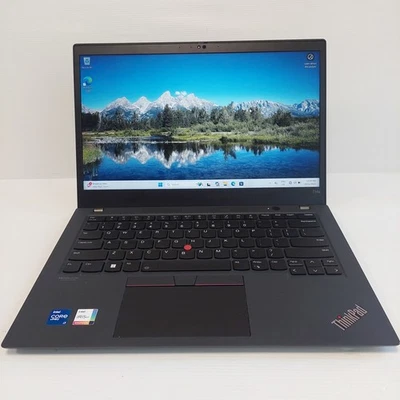 Lenovo ThinkPad T14s Gen 2 14" FHD Laptop i7-1185G7 32GB 256GB SSD Win11 Touch - Image 1 of 4