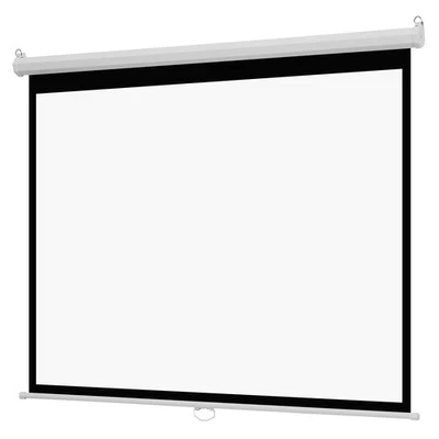 Uimoso 72" Manual Projection Screen 4:3 Ratio 4K-Compatible Wall Mount Design - Image 1 of 4