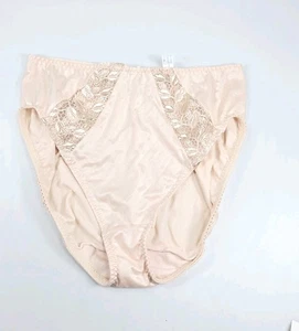 Playtex Secrets Vintage Höschen Second Skin glänzend hoch geschnitten Spitze 2XL 2302 nude - Bild 1 von 6